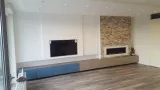 Modern TV meubel met sfeerhaard